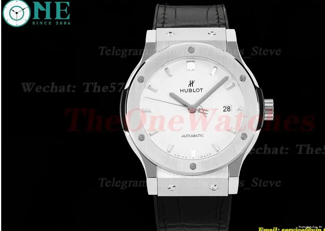 A1110 White 42mm Stk SS Classic APSF Fusion LE 0610